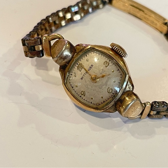 Vintage Wittnauer Longines 12k Gold Filled Women’s Watch For Repair For Parts - Picture 2 of 13